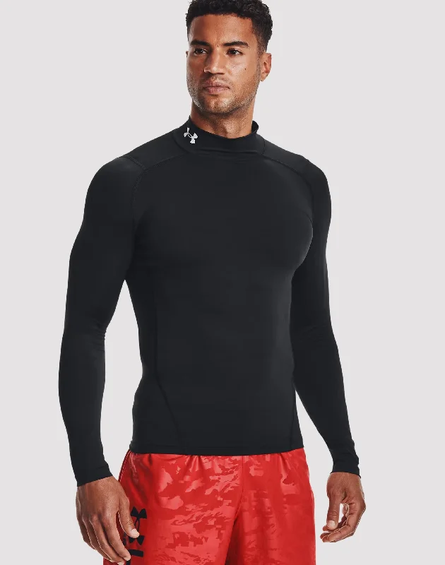 Under Armour HeatGear Mock Long-Sleeve Shirt Refined Men's Classic 