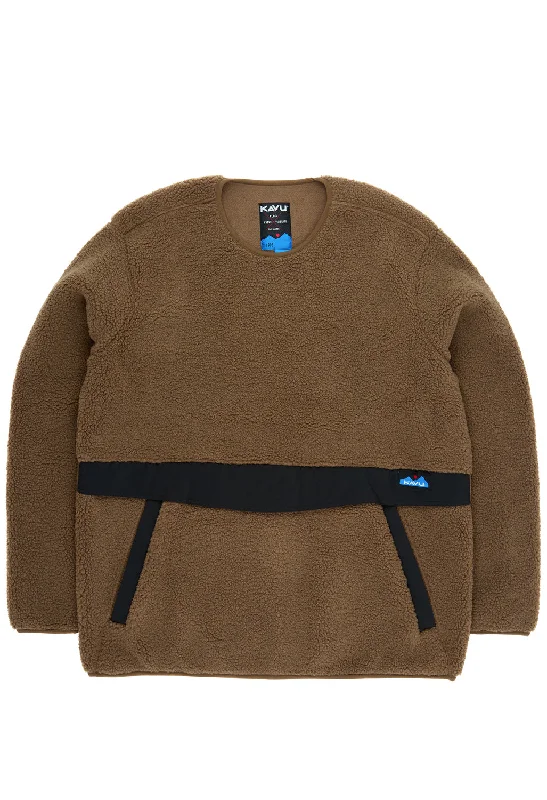 KAVU Men's Port Pullover - Walnut Hip Men's Retro