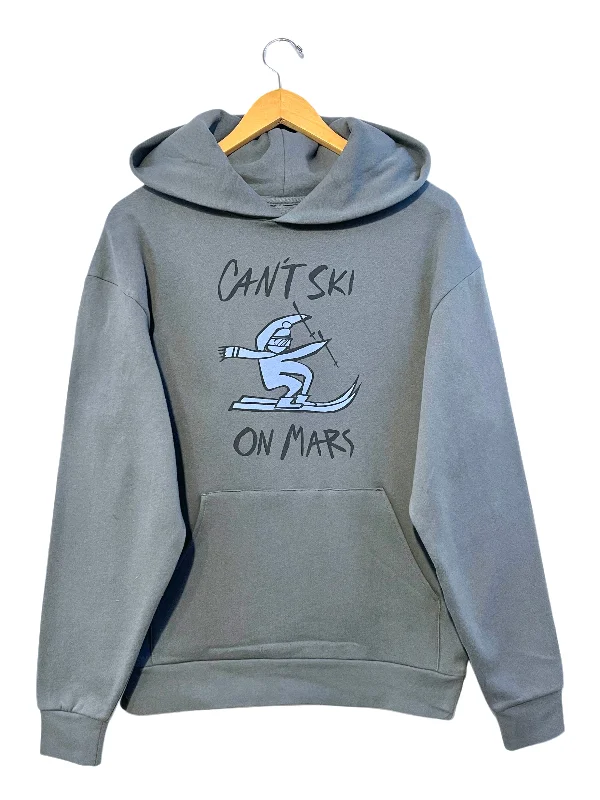 CAN'T SKI ON MARS HOODIE Edgy Men's Punk