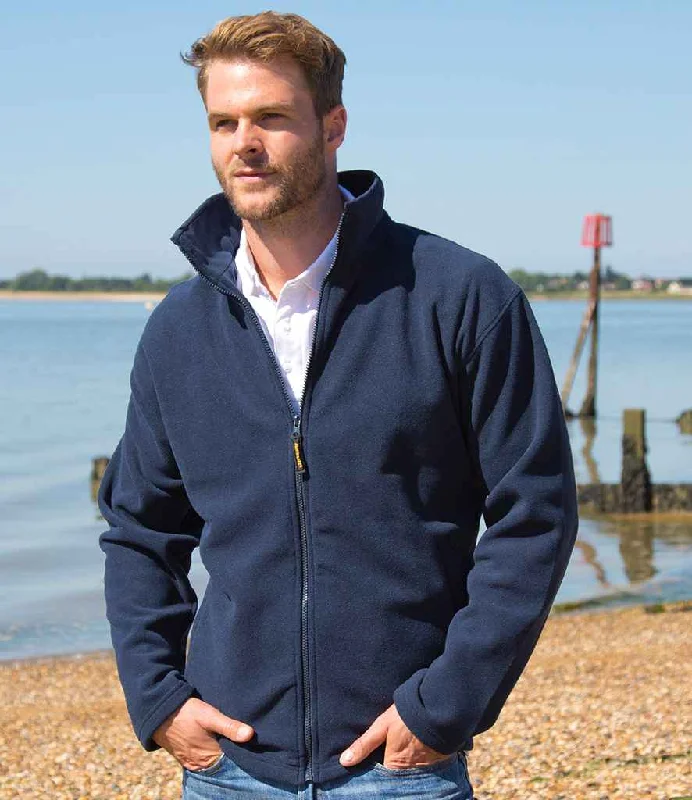 Result Horizon High Grade Micro Fleece Jacket | Navy Sophisticated Men's French