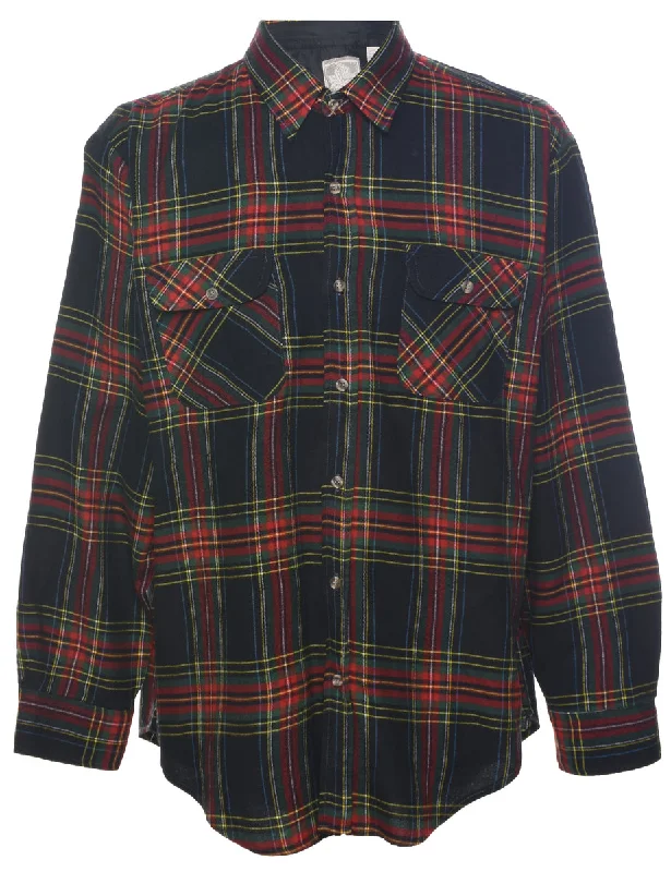 Long Sleeved Checked Shirt - L Street