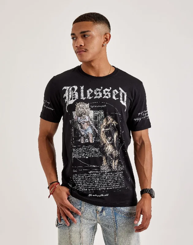 Blessed UK The Calling Of The Wild Tee Traditional Men's Wool