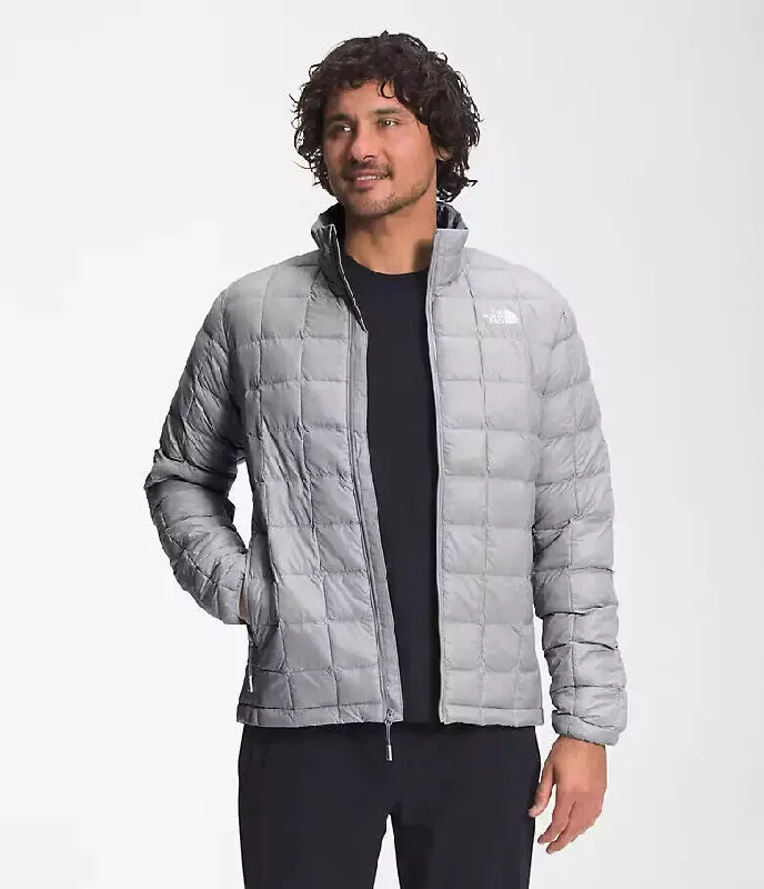 The North Face ThermoBall Eco 2.0 NF0A5GLLA91 Jacket Men's Gray Full Zip CLO329 Trendy Men's Oversized