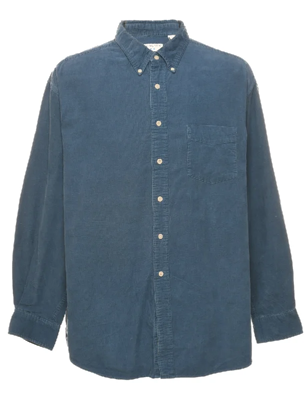 Corduroy Blue Shirt - XL Cclassic Men's Tweed