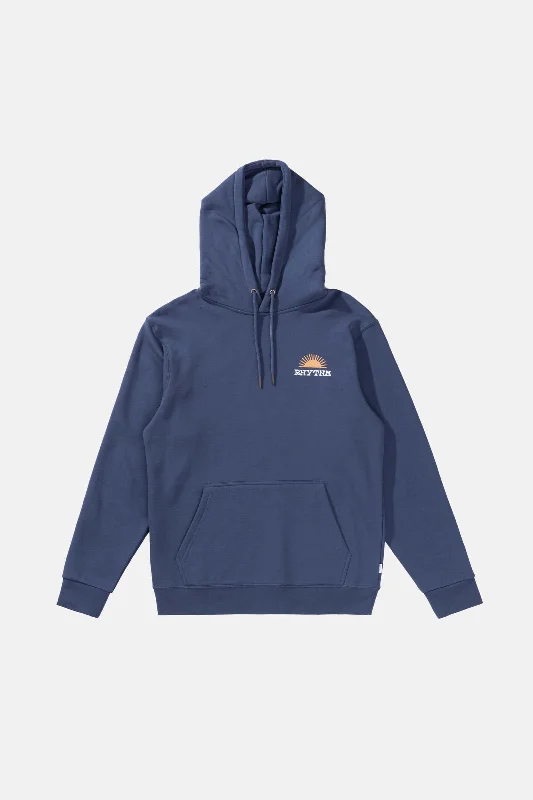 Awake Fleece Hood Navy Beach