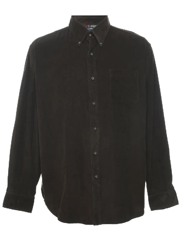 Dark Brown Corduroy Shirt - L Street