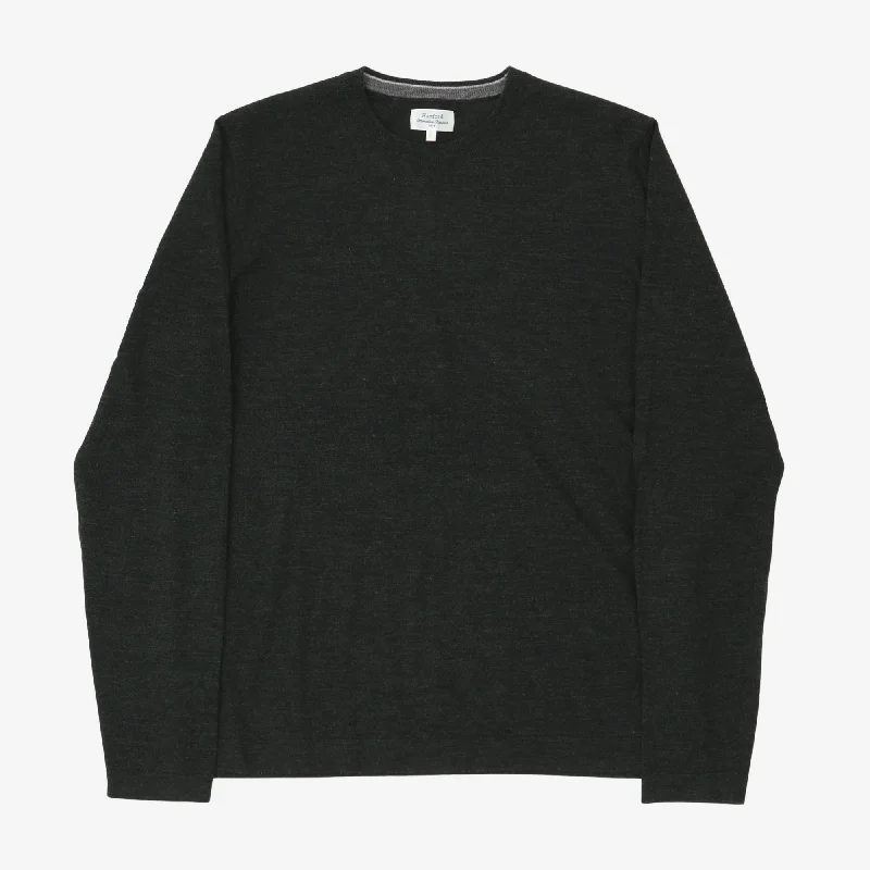 Merino Wool Sweater Unique Men's Patch