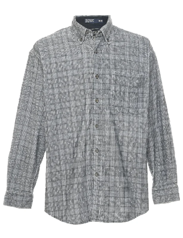 Haggar  Corduroy Checked Shirt - M Hip Men's Urban