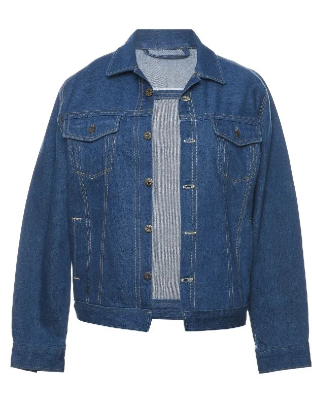 Medium Wash Classic Denim Jacket - M Cclassic Men's Tweed