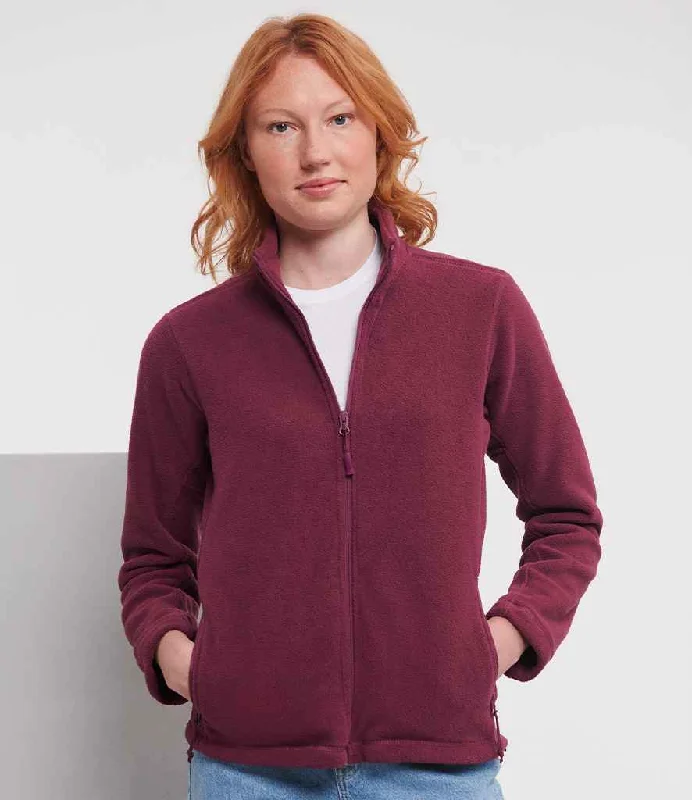 Russell Ladies Outdoor Fleece | Burgundy Cozy Men's Winter