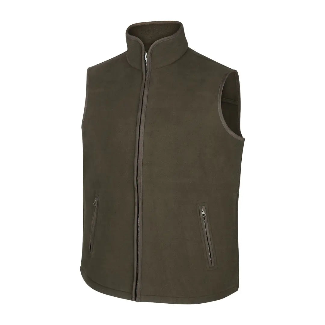 Hoggs of Fife Woodhall Fleece Gilet Modern Men's Geometric