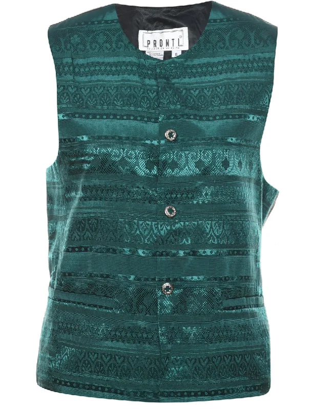 Jacquard Waistcoat - S Luxurious Men's High