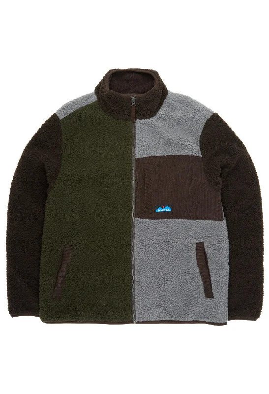 KAVU Men's Wayside Fleece Jacket - Timber Nights Casual Men's Loose