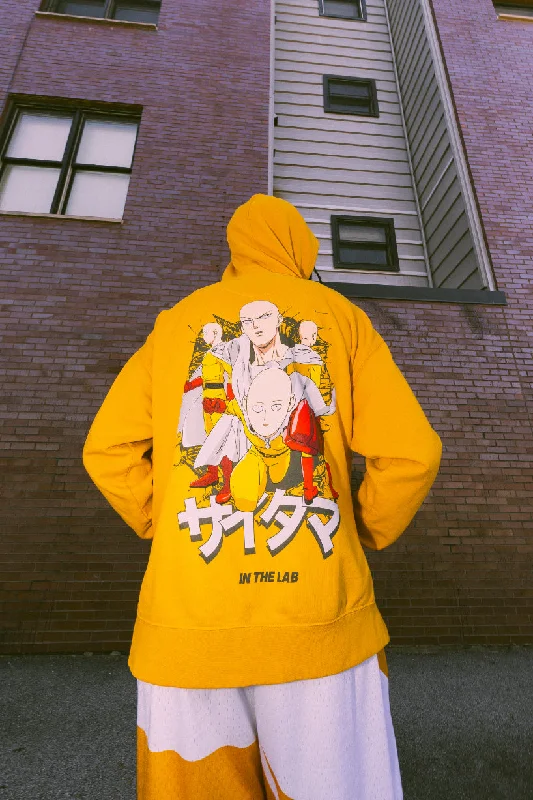 Saitama Hoodie (One Punch Man) Refined Men's Velvet