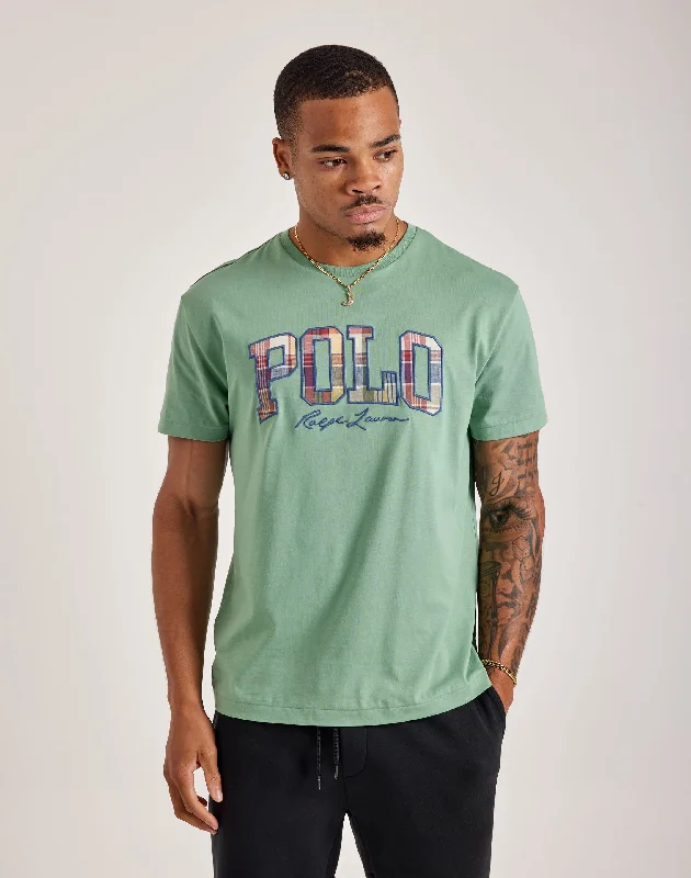 Polo Ralph Lauren Plaid Logo Tee Business