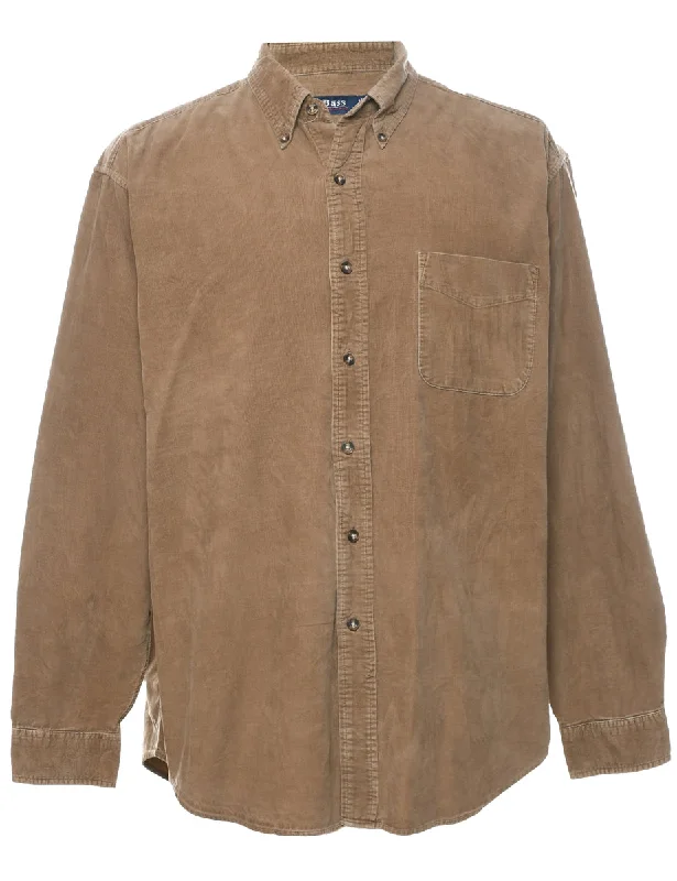 G.H. Bass Corduroy Shirt - L Sophisticated Men's 