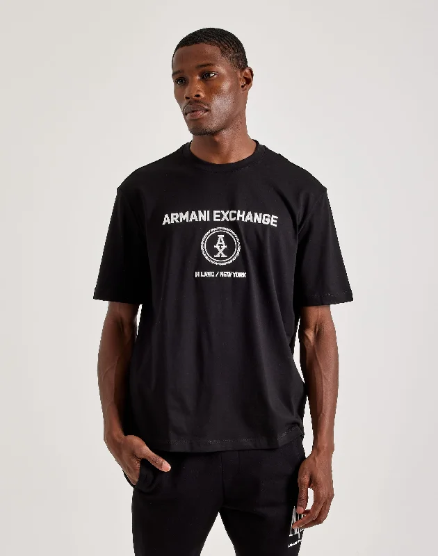 Armani Exchange Stacked Logo Tee Trendy Men's Bucket