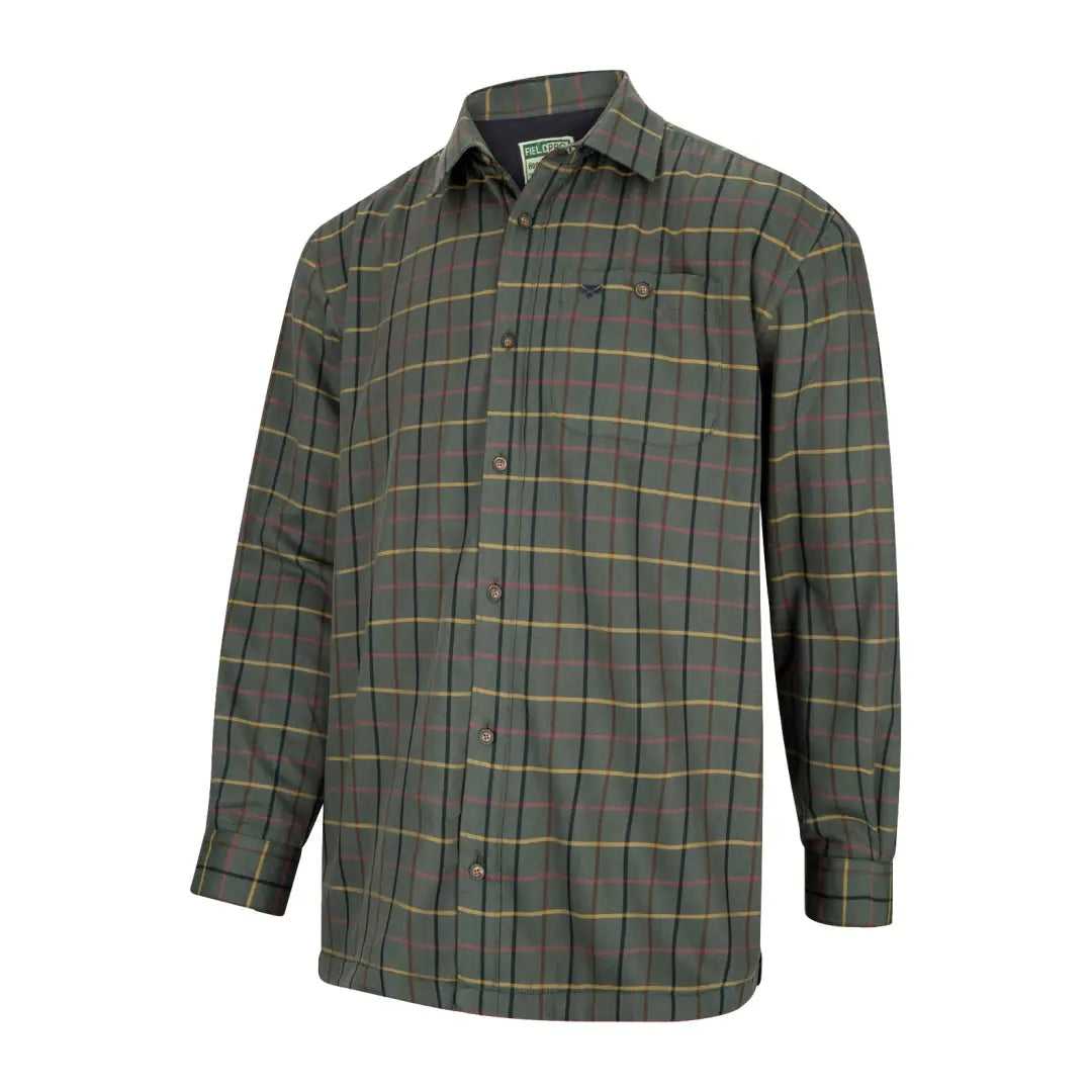 Hoggs Of Fife Beech Fleece Lined Shirt Practical Men's Quick