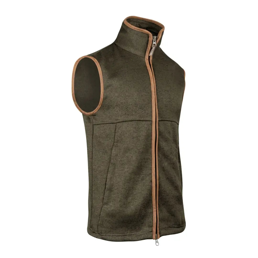 Jack Pyke Melange Fleece Gilet Dark Olive Trendy Men's Bucket