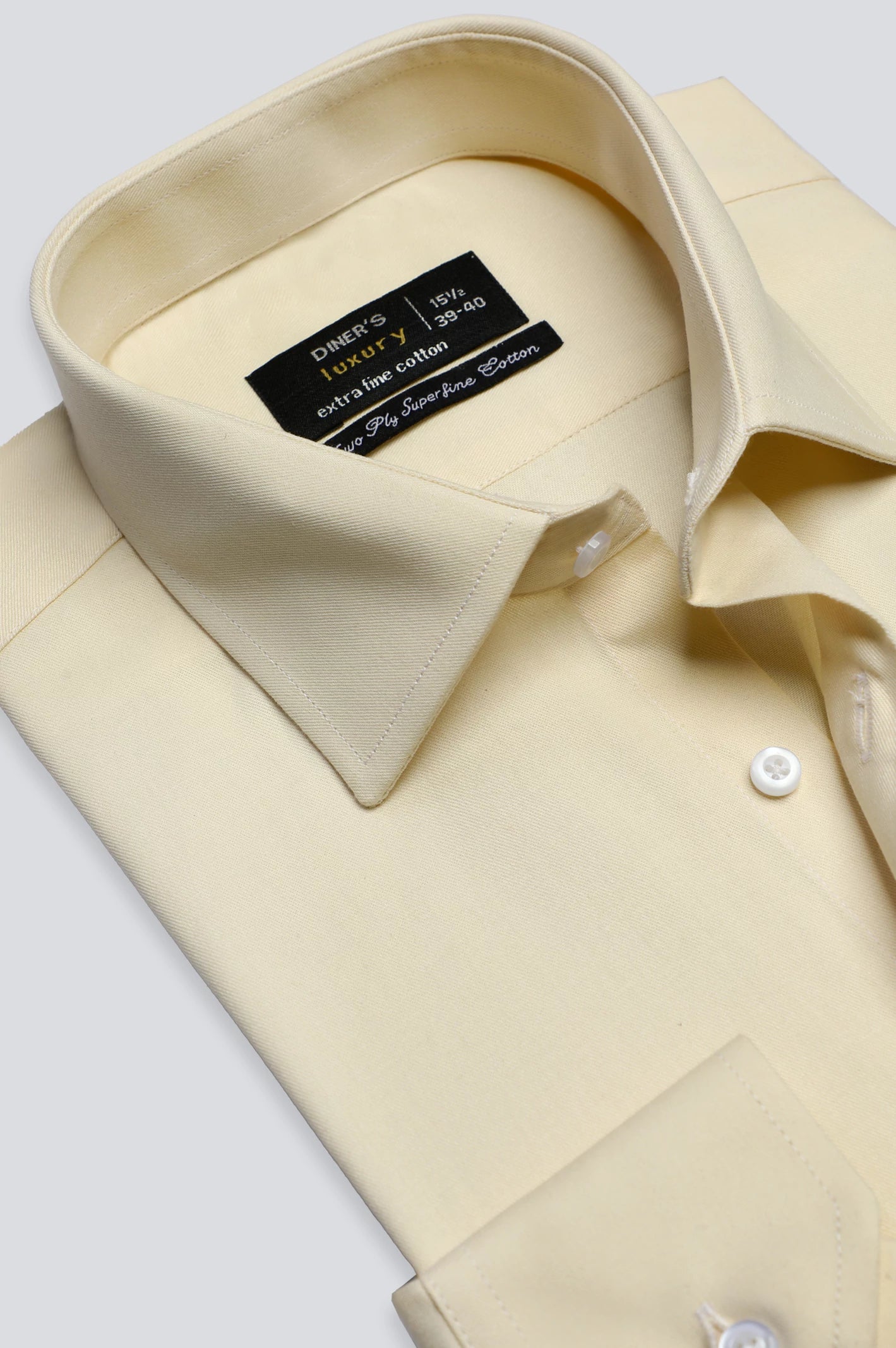 Cream Textured Formal Shirt Cool Men's Skate