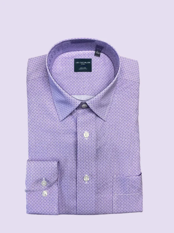 Leo Chevalier Hidden Button Down Non-Iron *Tall Sizes* Mauve Dress Shirt 623177/QT 8237 Adventure