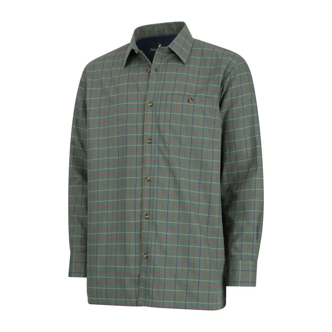 New Forest Premium Fleece Lined Shirt Elegant Men's Cashmere