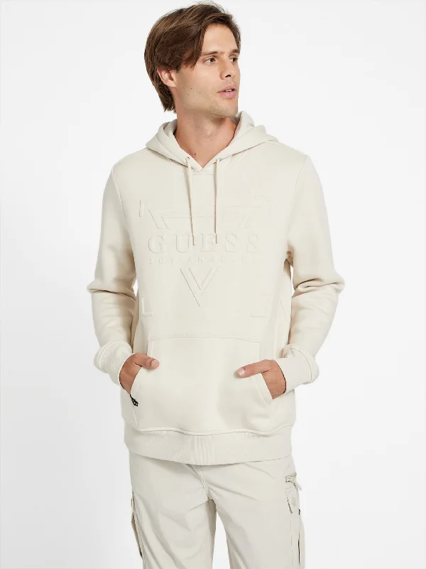 Rene Embossed Hoodie Earthy Men's Sustainable 