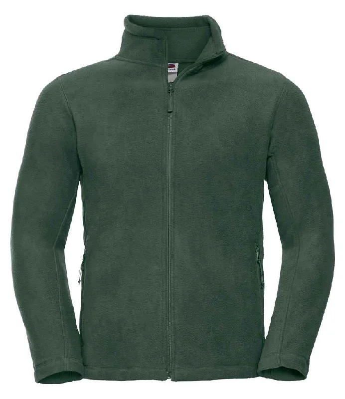 Russell Outdoor Fleece Jacket | Bottle Green British Gentleman Style