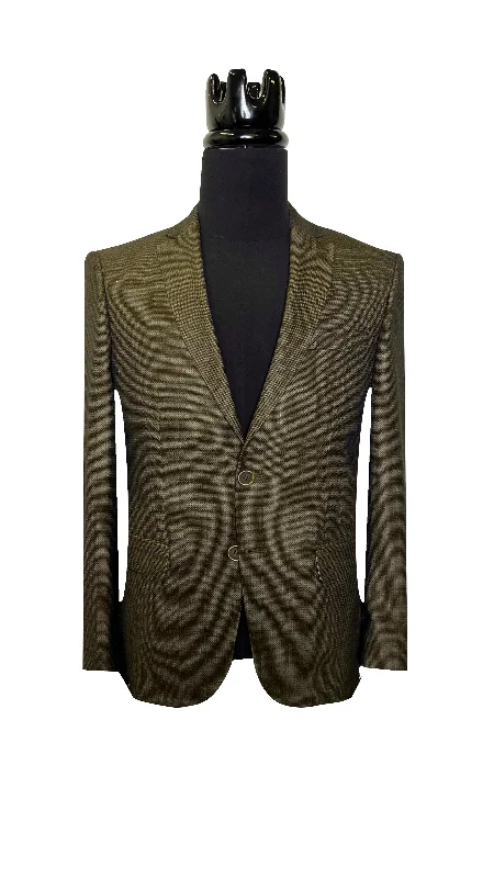 Olive Slim Flit Blazer Modern Men's 