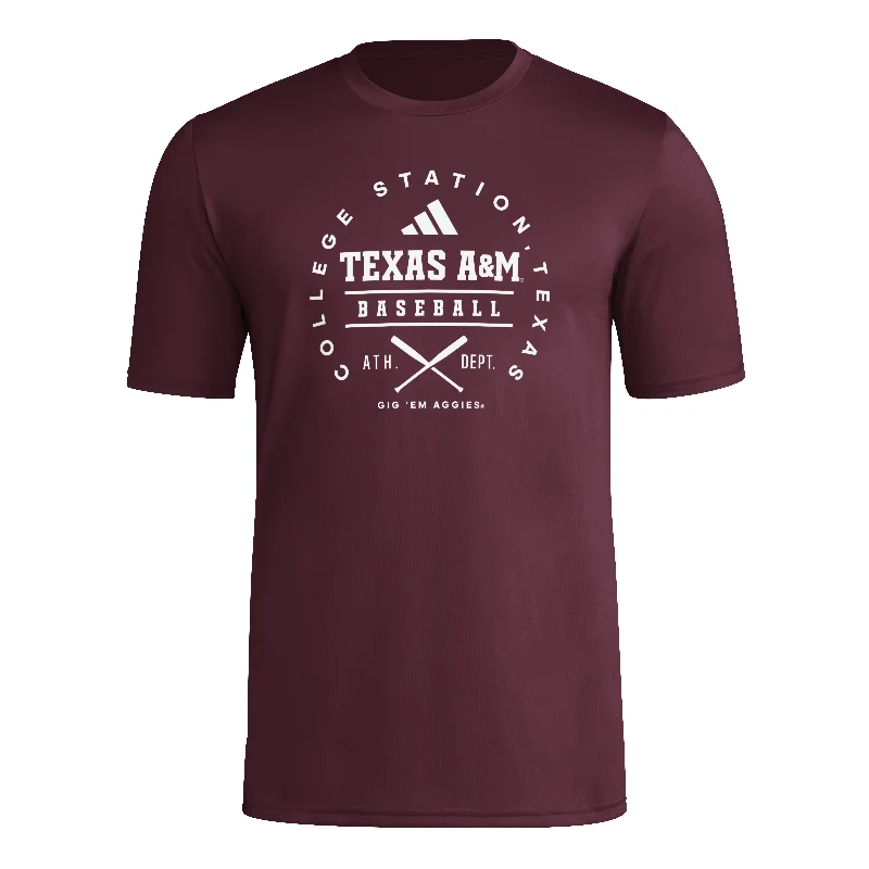 Texas A&M Baseball Pre-Game '25 Tee Earthy Men's Hemp