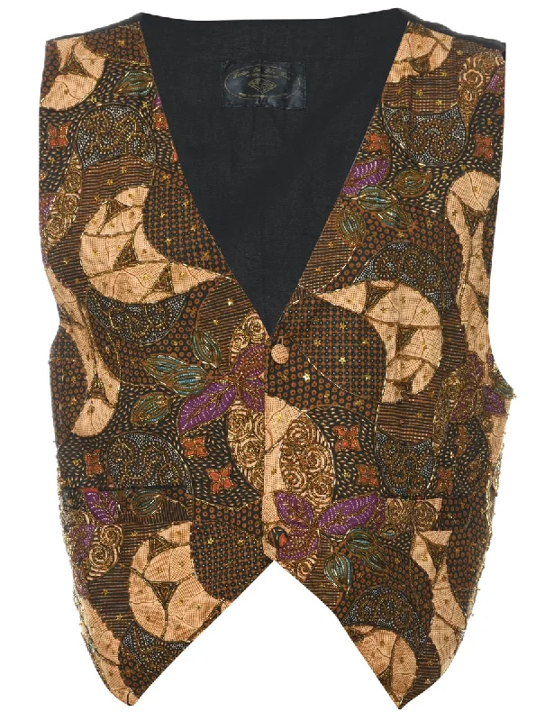 Beaded Waistcoat - L Adventure