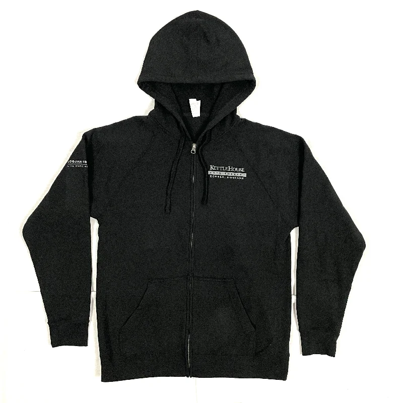 KettleHouse Amphitheater, Black Hoodies Refined Men's Velvet