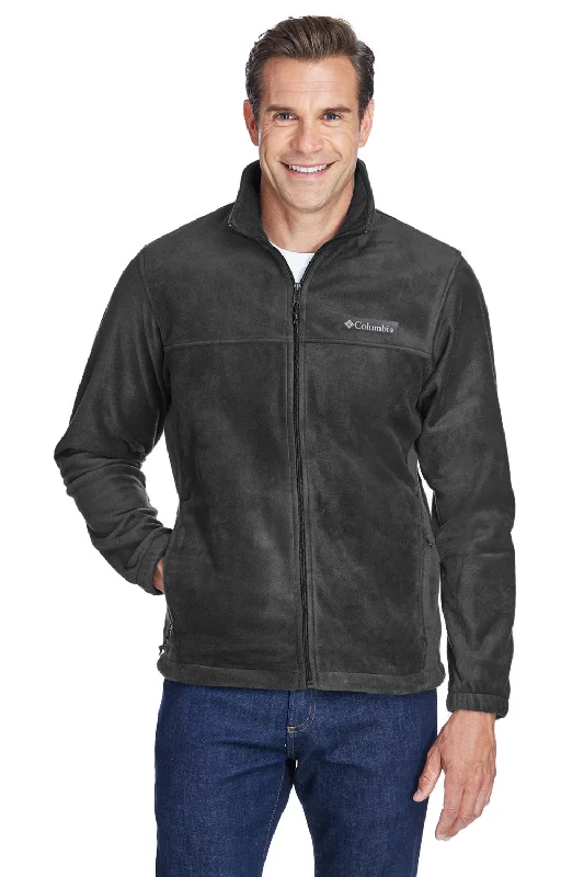 Columbia Mens Steens Mountain II Full Zip Fleece Jacket - Charcoal Grey - Closeout Dynamic Men's High