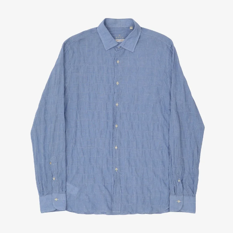 Textured Shirt Youthful Men's Pop