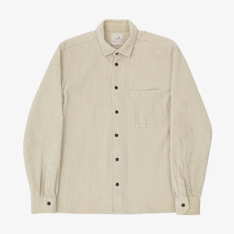 Japanese Corduroy Overshirt Refined Men's Velvet