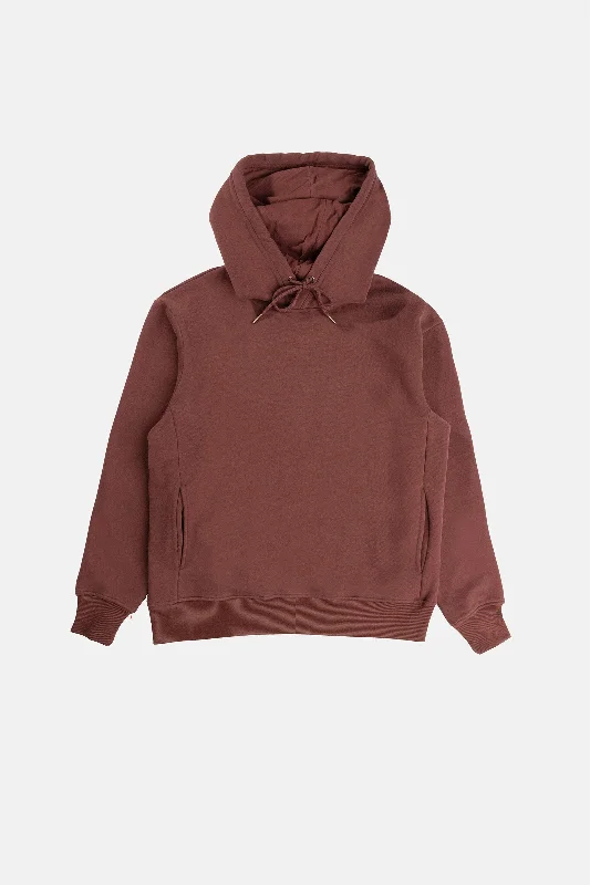 Classic Fleece Hood Merlot Modern Men's 