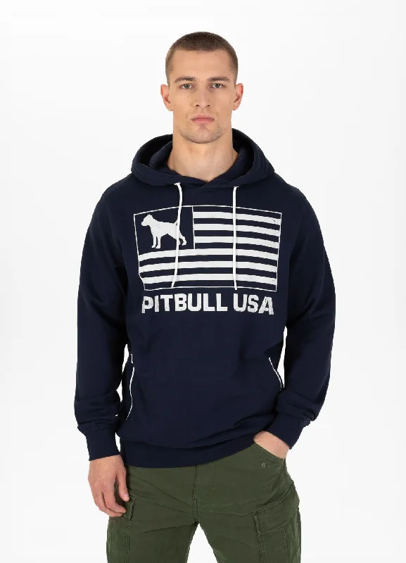 Men's Hoodie Terry Pitbull USA Artistic Men's Hand