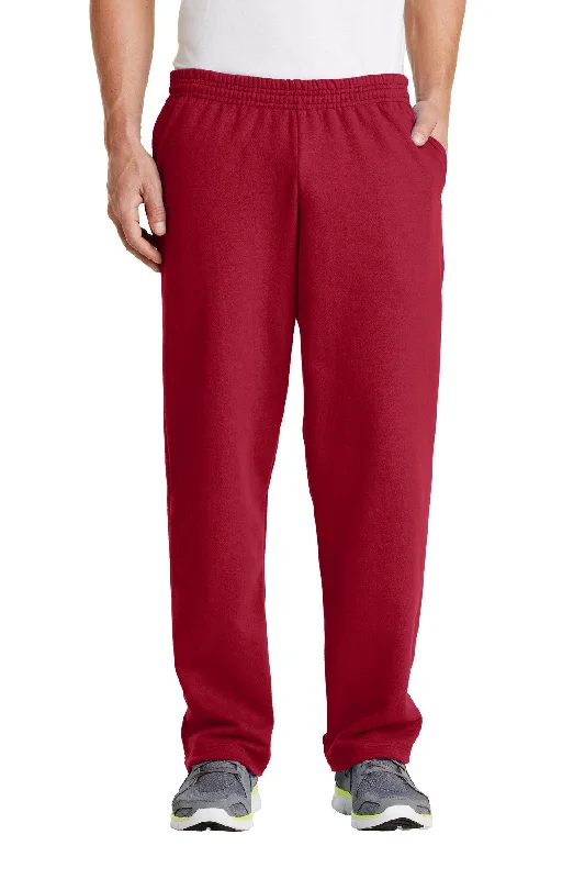 Port & Company Classic Open Bottom Sweatpant With Pockets Stylish Men's Tropical 