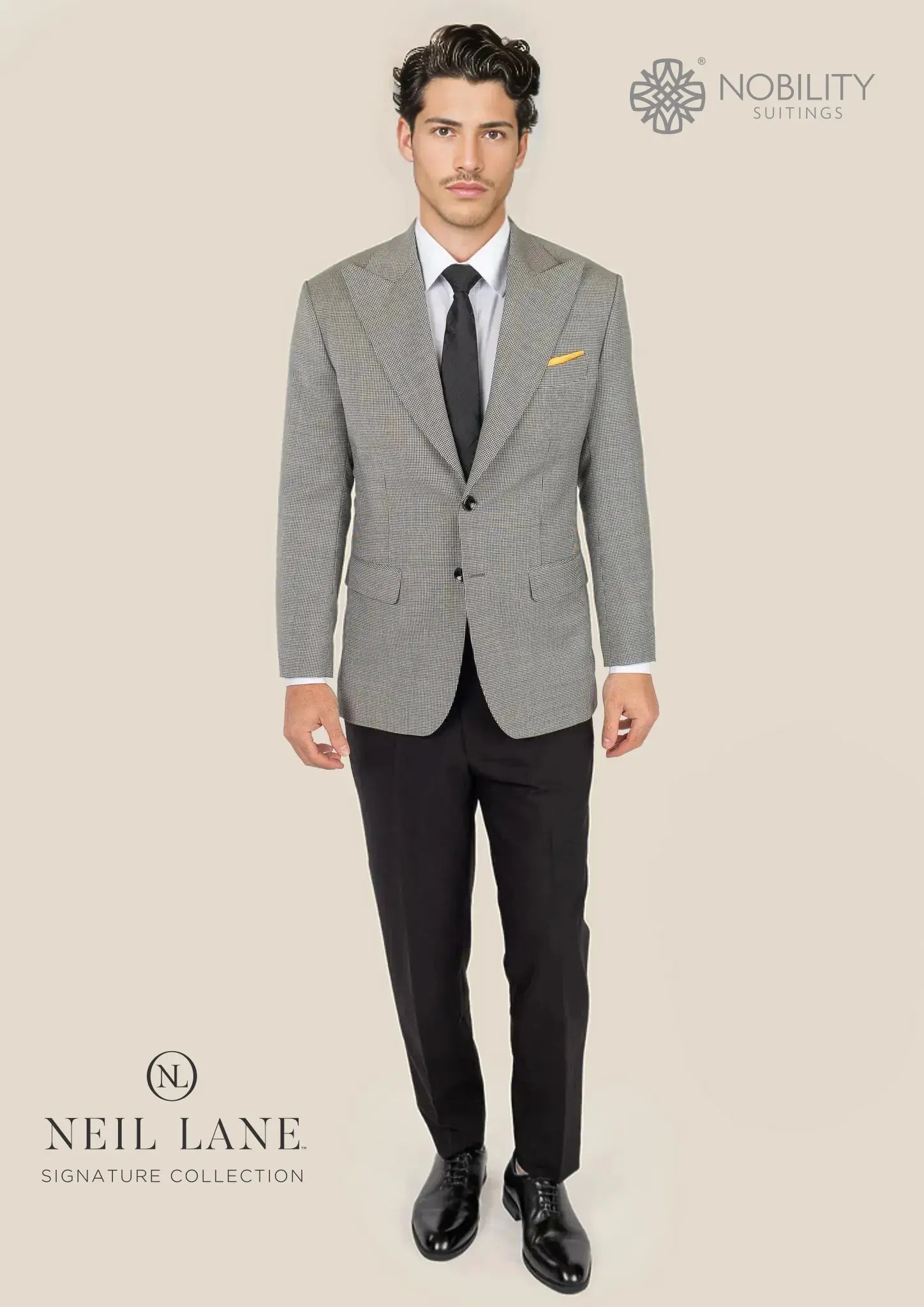 Hudson Grey Houndstooth Jacket Bold Men's Animal