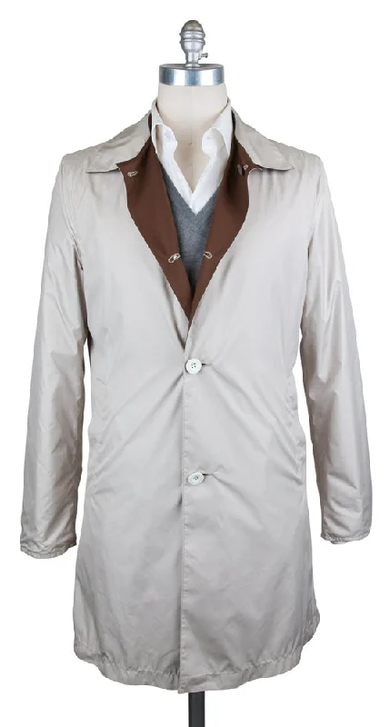 Kired Beige Reversible Raincoat Dynamic Men's Moto