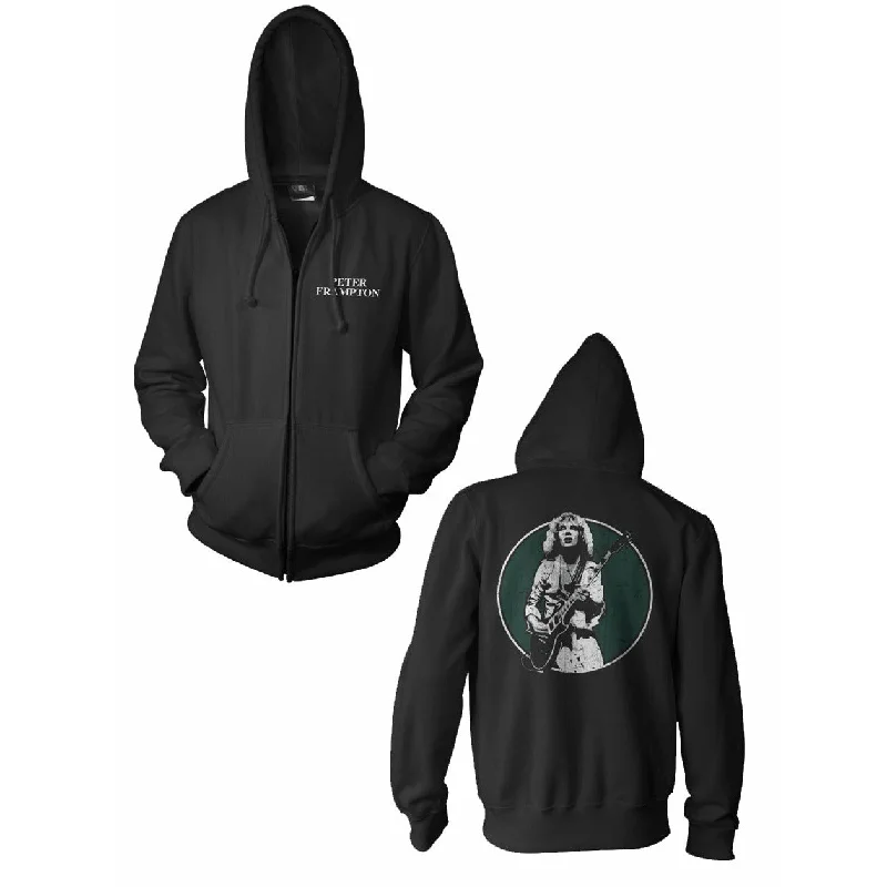 Peter Frampton - FCA Circle Logo Hoodie Cozy Men's Sherpa