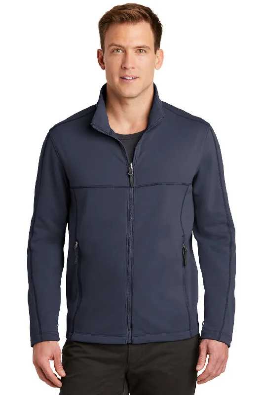 Port Authority Mens Collective Full Zip Smooth Fleece Jacket - River Navy Blue Bohemian Men's Free