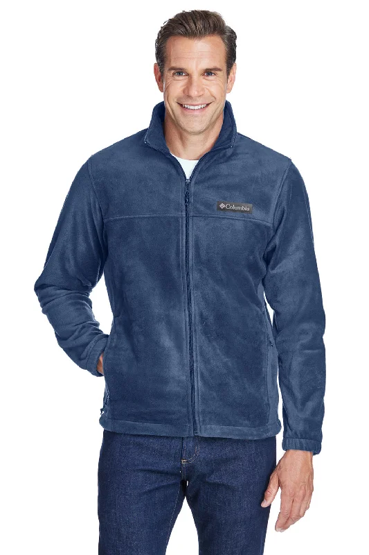 Columbia Mens Steens Mountain II Full Zip Fleece Jacket - Collegiate Navy Blue - Closeout Cool Men's Distressed