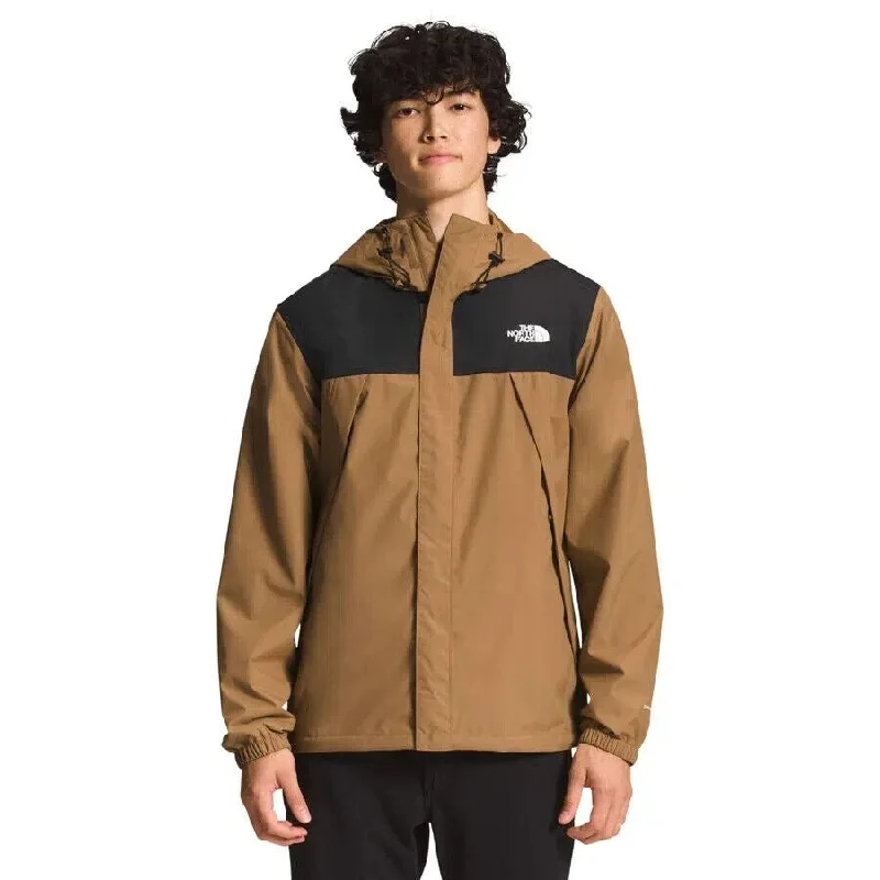 The North Face Antora NF0A7QEYYU3 Jacket Men's 2XL Brown Nylon Full Zip CLO243 Hip Men's Urban