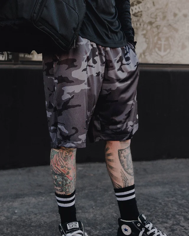 Overtime Shorts - Black Camo Gym