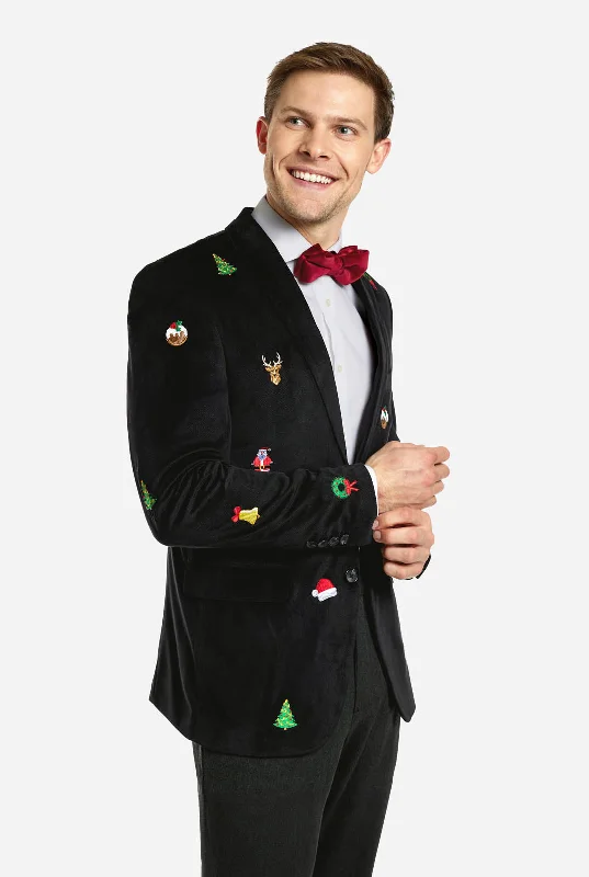 Christmas - X-Mas Icons - Black Sharp Men's Italian