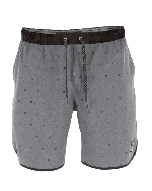 Finney Chad Shorts - Gray & Black Gym