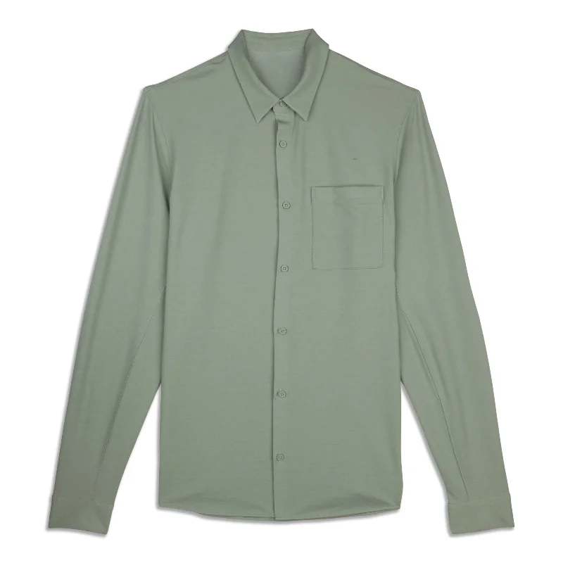 Commission Long-Sleeve Shirt - Resale Trendy Men's Oversized