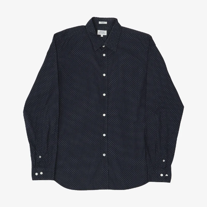 Slim Fit Polka Dot Shirt Gym