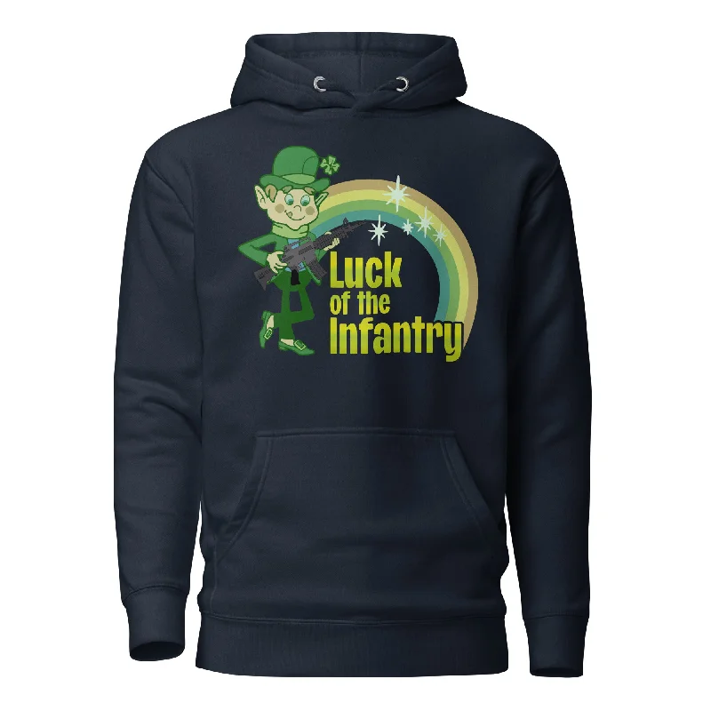 Lucky the Grunt Hoodie Unique Men's Upcycled